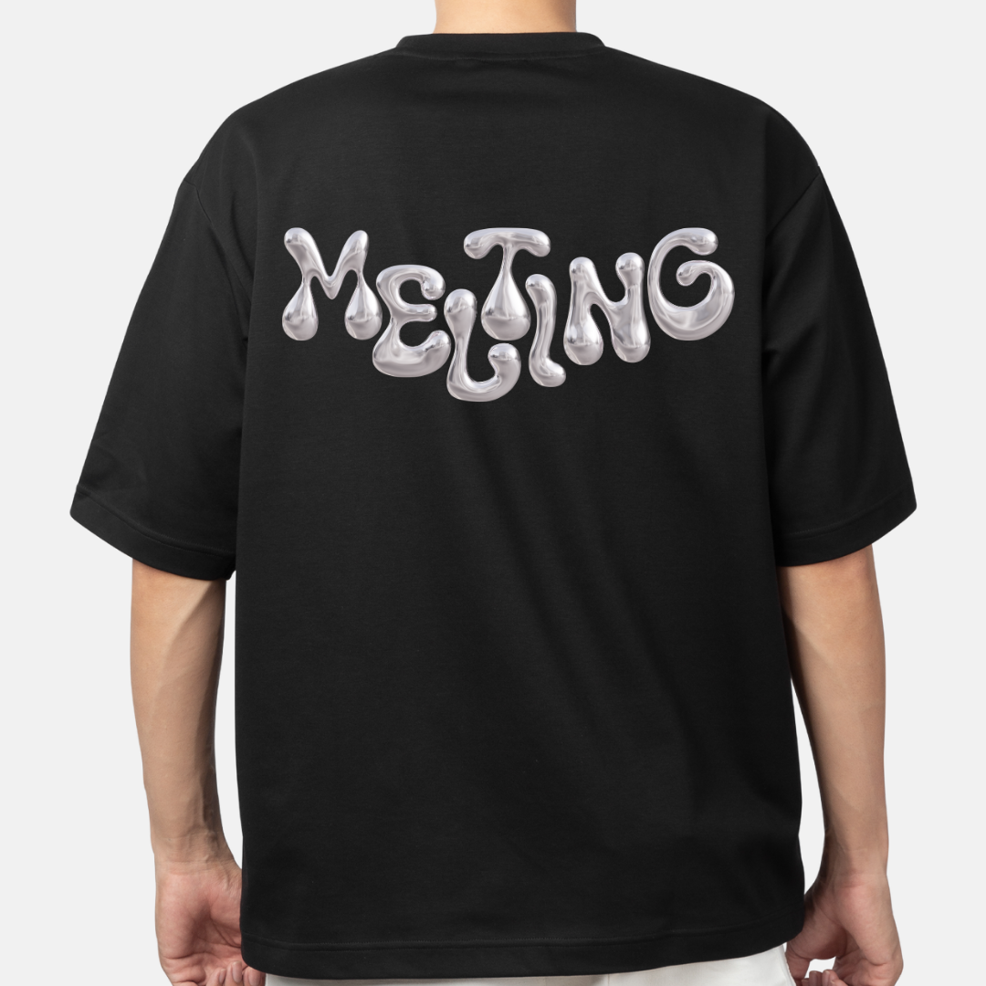 Melting Over Size Crew Neck