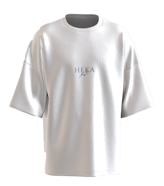 Never Stop Oversized TEE, WHITE