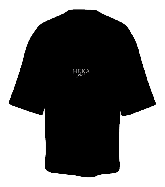 Never Stop Oversized TEE, BLACK